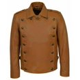thumbnail image 3 of Veste de Moto en Cuir Cafe Racer Veste en Cuir Veste de Moto Veste de Conduite en Cuir Noire Veste de Moto en Cuir Noire pour Hommes Veste de Motard en Cuir Noire Taille XXXS, 3 of 4