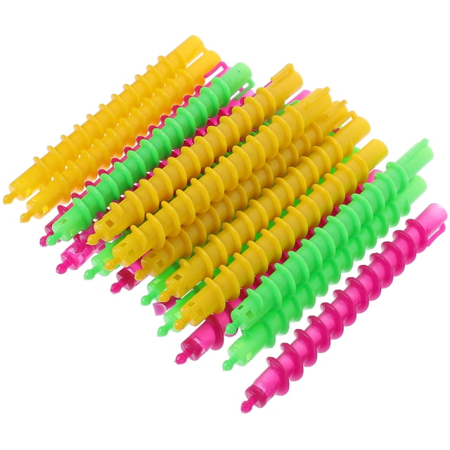 100pcs Perm Rods Perm Kit Curling Rods Hair Rods Spiral Perm Rods for Long Hair