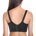 thumbnail image 4 of Kcodviy Womens Underwire Bra Lace Bandeau Sports Bra Floral Bra Unlined Large Bra Plus Size Full Coverage Brawomens Underwire Bra Lace Floral Bra Unlined Plus Size Full Coverage Bra, 4 of 8