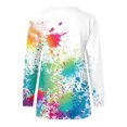 thumbnail image 4 of 2023 Mode Féminine Sweatshirt 50% off Dégagement Femmes Tops Fall Long Sleeve Pull Décontracté Shirt Dames Habillés Col Rond Sweatshirts, 4 of 5