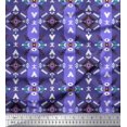 thumbnail image 2 of Soimoi Rayon Fabric Ikat Southwestern Print Sewing Fabric Yard 56 Inch Wide, 2 of 3