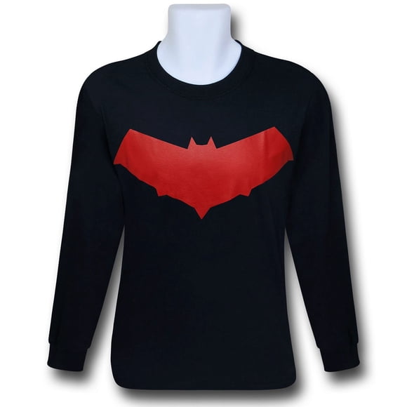 Red Hood Symbol Jason Todd Long Sleeve T-Shirt-Small