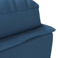 thumbnail image 5 of vidaXL Chaise Longue avec Coussins Tissu Bleu, 5 of 5
