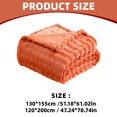 thumbnail image 3 of 47x79 Inch Summer Weighted Blankets for Adults Cooling Soft Bubble Throw Blanket Flannel Blanket Soft Blanket Throw Reversible Plush Blanket for Outdoors, Camping, Stadium Blanket, Picnics, Travel, 3 of 9