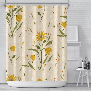 PANDACO Perennials Fabric Shower Curtain (180cm x 180cm) (72" x 72")