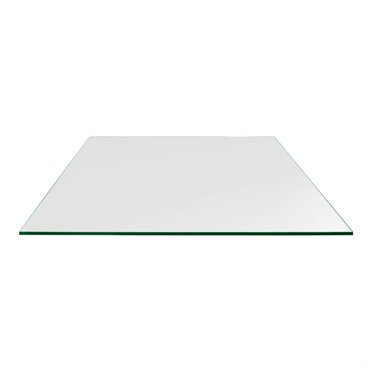 Dulles Glass 30 x 60 Inch Rectangular 1/4 Inch Thick Tempered Glass Table Top