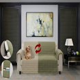 thumbnail image 2 of Housse de Protection Réversible pour Meubles de Chiens et Chats Chaise Marine/gris, 2 of 5