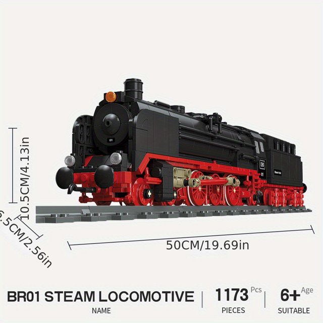 Jiestar Ideas BRO1 Locomotive CN5700 GWR Steam Train Railway Express Modular