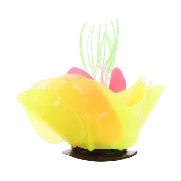 Silicone Coral Adornment Simulation Water Grass Decorative Aquatic Plant