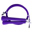 thumbnail image 2 of ZheElen Corde de Saut Rapide pour Intérieur et Extérieur, Perte de Poids, Exercice, Gym à Domicile, Violet, 2 of 9