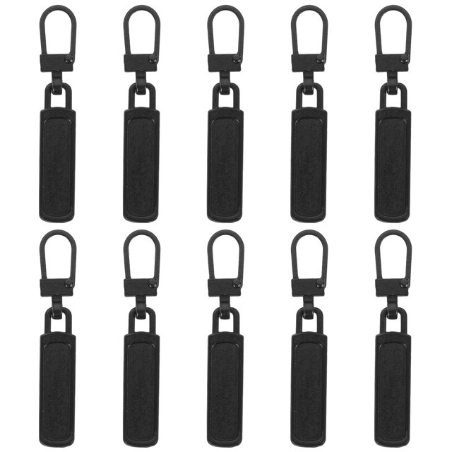 10pcs Replacement Zipper Pulls Detachable Zipper Slider Metal Zipper Repair Kit