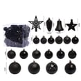 thumbnail image 3 of Pisexur 45PCS Christmas Ball Ornaments Set - Assorted Shatterproof Hanging Tree Ornament Set with Reusable Hand-held Gift Package for Xmas Tree Holiday Party and Home Decor, 3 of 9