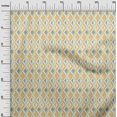 thumbnail image 2 of oneOone Tissu Popeline de Coton Imprimé Géométrique Diamant 56 Pouces de Large, 2 of 4