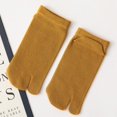 thumbnail image 1 of Yellow Socks 1 Pcs Socks Split Toe Design Separates Toes Bunion and A Bunion Pad Toe Friction and Hallux Valgus, 1 of 5