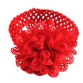 thumbnail image 1 of Kcodviy Bébé Enfants Filles Dentelle Livres de Bain pour Bébés Bandeau Fleur Bandeau Robe Romain Balayez vers le Haut Bandeau Rouge, 1 of 1