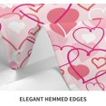 thumbnail image 5 of Valentines Day Tablecloth 60 x 84 Inch Rectangle, Pink Love Hearts Table Cloth Romantic Valentine''s Day Tablecloth Dust-Proof Wrinkle Resistant Rustic Tablecloth for Home Dining Room Party, 5 of 5