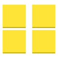 thumbnail image 1 of Clearance Sale Sticky Notes 3x3 Inches, 4 Pads Self-Stick Notes Bright Colors Sticky Notes, Post Notes for Study, Works, Daily Life Schools Supplies - Lemon Yellow, 1 of 7
