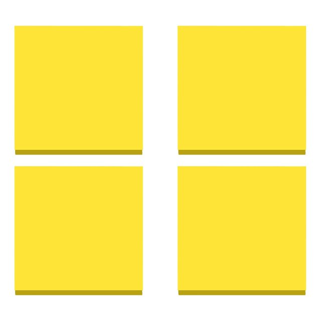 Clearance Sale Sticky Notes 3x3 Inches, 4 Pads Self-Stick Notes Bright Colors Sticky Notes, Post Notes for Study, Works, Daily Life Schools Supplies - Lemon Yellow