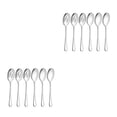 thumbnail image 4 of Youkk Ensemble de 6 Pcs Cuillères de Service Durables en Acier Inoxydable Ensembles pour Acier Inoxydable Durable Ensemble Cuillères en Acier Inoxydable Argent 2Ensemble, 4 of 6
