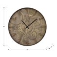 thumbnail image 4 of Monarch Specialties I 9041 - Horloges, Ronde de 20 Pouces, Horloge Murale, Brun, Transitionnel, 4 of 4