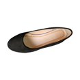 thumbnail image 4 of HVOBTTY Chaussures de Marche Confortables pour Femmes d'Été et de Printemps, Mode Décontractée, Couleur Unie, Bout Rond, Talon Compensé, Noir, 39, 4 of 4