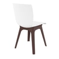 thumbnail image 2 of Compamia Mio Chaise Latérale de Salle à Manger en Brun et Blanc, 2 of 6