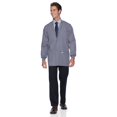 thumbnail image 3 of Landau Essentials Vestes de Sarrau à 5 Poches pour Hommes - Coupe Classique Décontractée, Col Ras du Cou, devant à Boutons-Pression, Sarraus d'Échauffement 7551, 3 of 5