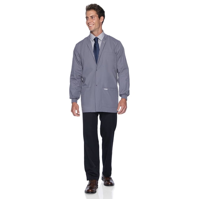 Landau Vestes de Gommage 5 Poches pour Hommes - Coupe Classique Décontractée, Col Rond, Boutons Pression, Gommages d'Échauffement 7551
