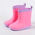 thumbnail image 4 of Penkiiy Bottes de Pluie pour Enfants Garçons Filles Chaussures Imperméables Bottes de Pluie Enfants Bottes de Pluie Imperméables Bottes de Pluie pour Filles Garçons 6 Ans Rose, 4 of 4