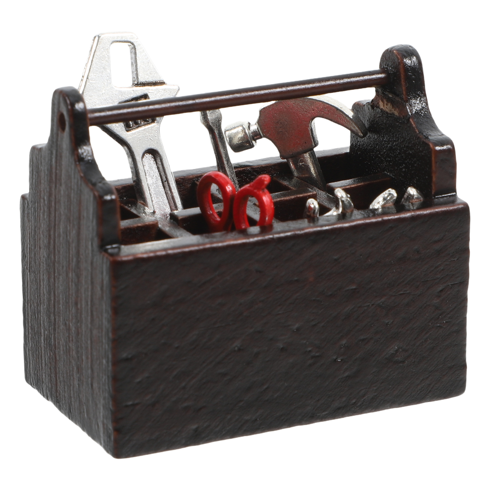 1 Set Funny Mini House Tools and Tool Box Mini Repaired Tools Mini Outdoor Tools
