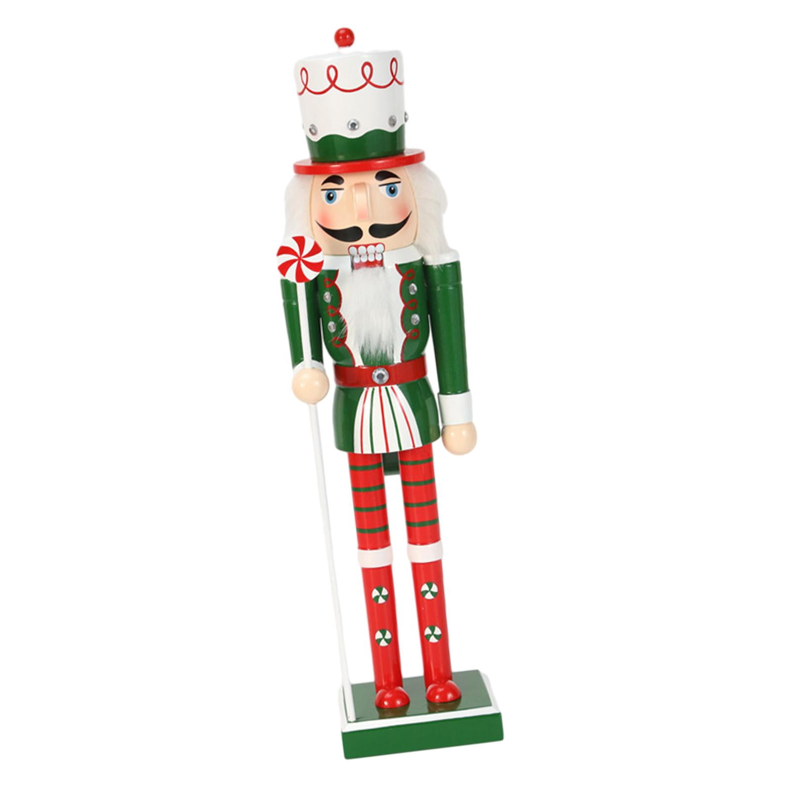 Christmas Nutcracker Ornament 25cm Table Decoration for Xmas Desktop Festive D