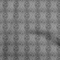 thumbnail image 1 of oneOone Cotton Silk Gray Fabric Leaves Craft Projects Decor Fabric Printed By The Yard 42 Inch Wide, 1 of 5