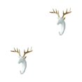 thumbnail image 1 of Wweixi Coat Hooks Easy To Install And Wide Application For Added In Daily Life White gold (deer) 2Set, 1 of 6