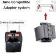 thumbnail image 2 of FSLiving J-Type Track Lighting Connector for J-Style Single Circuit 2-Wire Style Track System Pendant Juno Compatible Track Adapter Black Rail Head Track Accessory for Pendant Spotlight,Black-6 Pack, 2 of 4