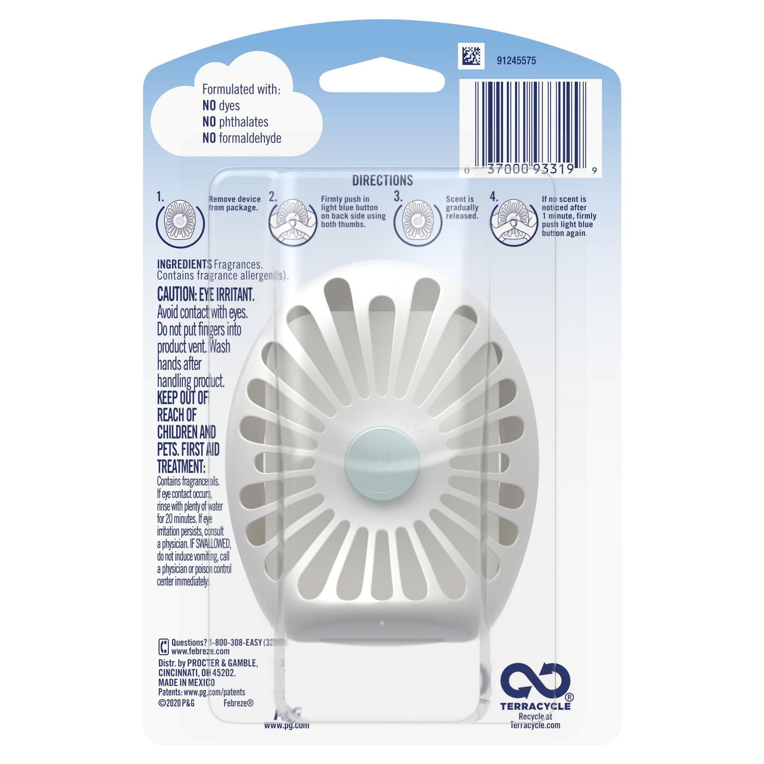 Assainisseur d’air Febreze Small Spaces, Hawaiian Aloha