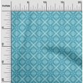 thumbnail image 2 of oneOone Polyester Spandex Turquoise Blue Fabric African Sewing Material Print Fabric By The Yard 56 Inch Wide, 2 of 4