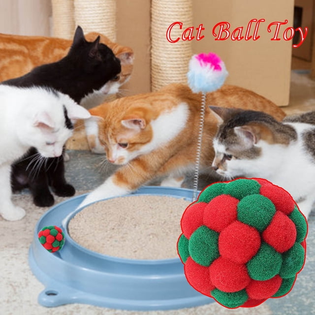 PVCS Funny Cat Toy Stretch Ball Juguetes Cats Creative Colorful Interactive Pussy Toy