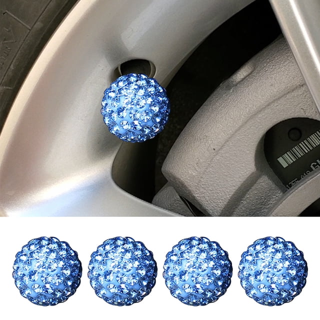 Birdeem Car Tire Caps, Diamond Cap, Universal Tire Cap, Automotive Tire Cap, Fully Drilled Core Cap