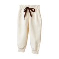 thumbnail image 1 of Yuyuzo Pantalon Bébé Élastique à Cordon Taille Haute Unisexe Enfants Bas Resserré avec Poches, 1 of 5
