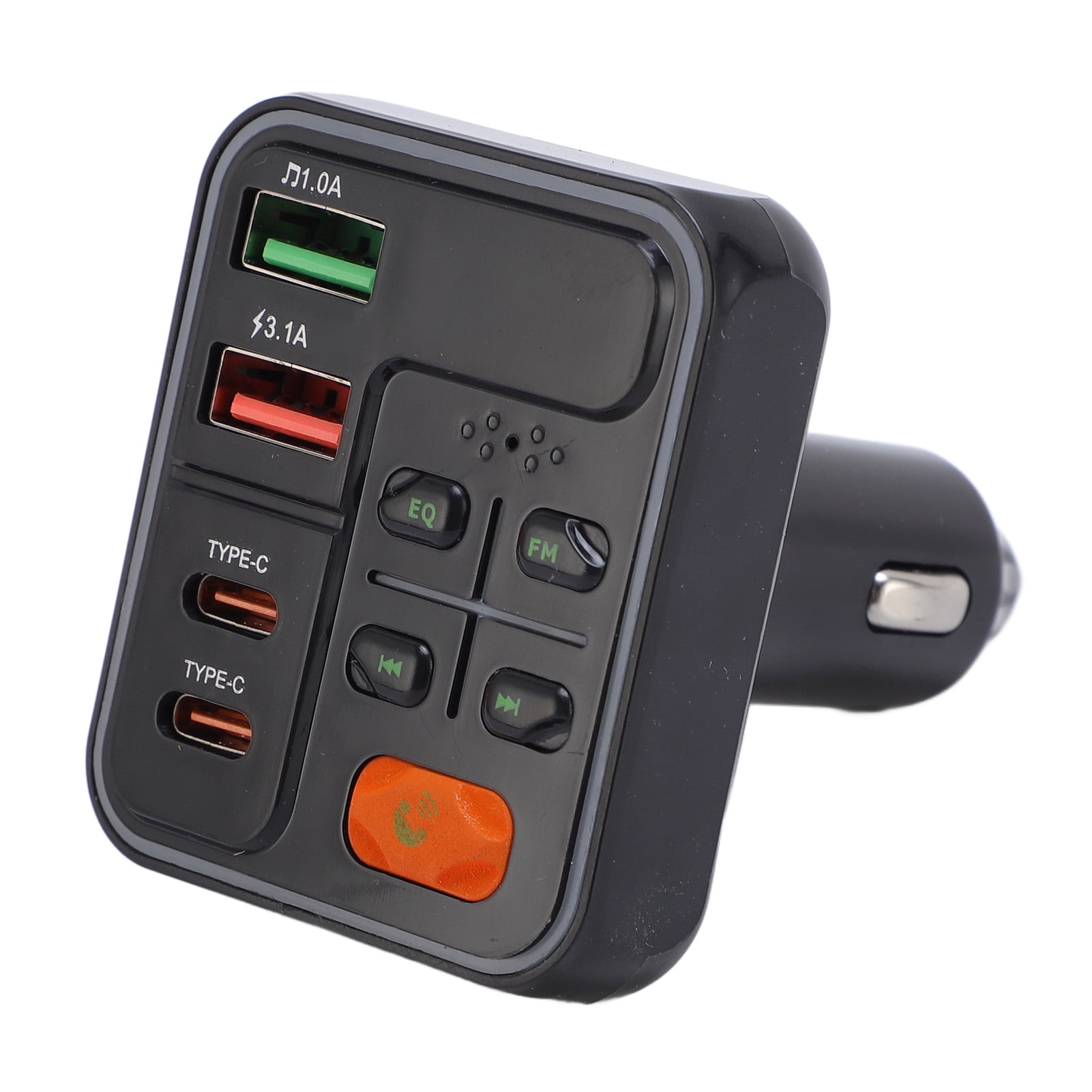 Car Charger Adapter, Car USB C  Adapter Multipurpose Stable Connection MP3 Player  for Vehicle
