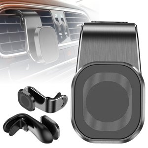 Riforla Support de téléphone de voiture 7L Support de téléphone à vent fort pour voiture Universal Phone Mount pour Smartphones Support de Téléphone de véhicule noir