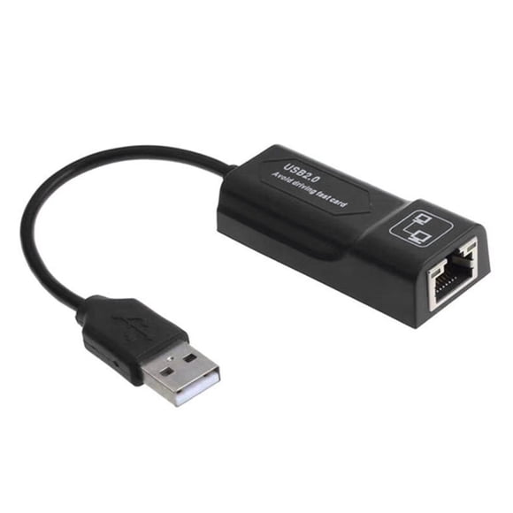 USB 2.0 to RJ45 External Adapter Male to Female Ethernet Network Extender