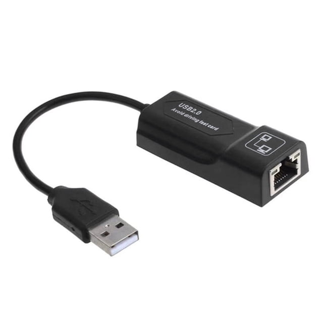 USB 2.0 to RJ45 External Adapter Male to Female Ethernet Network Extender