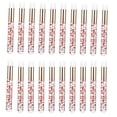 thumbnail image 1 of Milaget 20 Pcs Brosses de Shampoing pour Cils Pailletées Femmes Filles Lavage des Cils Usage Maison Salon Pelable Rouge, 1 of 9