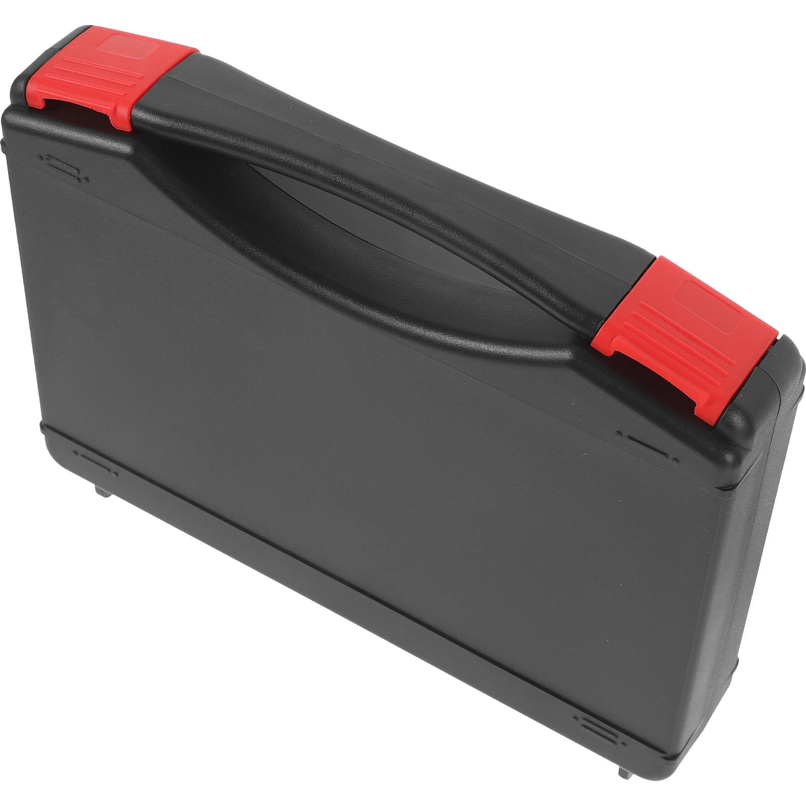 OULII Storage Toolbox Plastic Tool Box Dropresistant Black 1Pack for Handyman