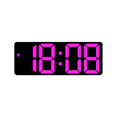thumbnail image 4 of GUOOL Horloge Murale Numérique Calendrier Répétition Table Horloge de Bureau Électronique Alarme LED Rose Rose Rouge, 4 of 9