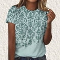 thumbnail image 1 of Soki T-shirt Graphique Imprimé à Manches Courtes à Col Rond pour Femmes, 1 of 4