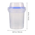 thumbnail image 4 of 2pcs Overnight Oats Containers Double Layer Overnight Oats Jars Breakfast Salad Cup, 4 of 9