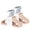 Hazelnut, variant on 3 Sprouts Baby Velvet, Non-Slip Clothes Hangers - Pack of 30 - Blue