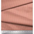 thumbnail image 2 of Soimoi Modal Satin Fabric Geometric Small Printed Fabric 1 Yard 42 Inch Wide, 2 of 3
